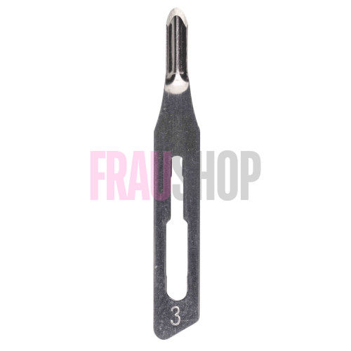 Стерильні порожнисті леза №3 з кріпленням стандарт №3, шт., Франція