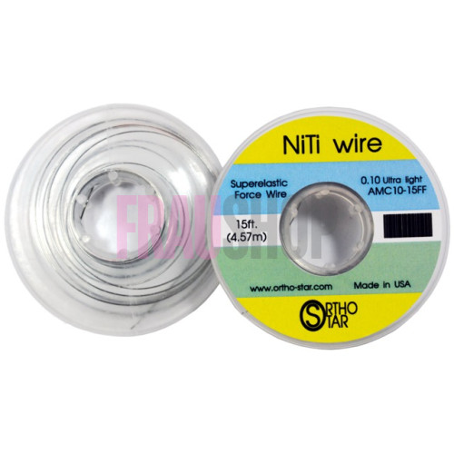 Титановий дріт моток 457 см, NiTi Wire, OrthoStar (США), діаметр на вибір