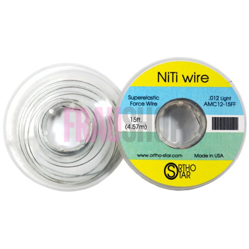 Титановий дріт моток 457 см, NiTi Wire, OrthoStar (США), діаметр на вибір