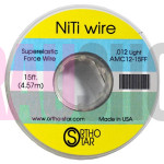 Титановий дріт моток 457 см, NiTi Wire, OrthoStar (США), діаметр на вибір