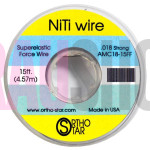 Титановий дріт моток 457 см, NiTi Wire, OrthoStar (США), діаметр на вибір
