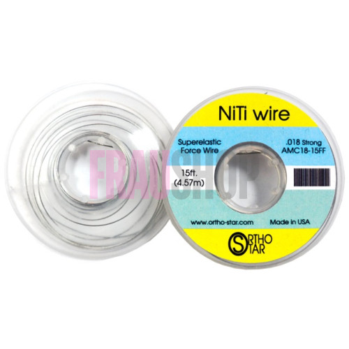 Титановий дріт моток 457 см, NiTi Wire, OrthoStar (США), діаметр на вибір