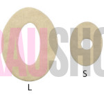 Кольцо овальное фетровое на клеевой основе, толщина 2 мм, Fresco (Испания) L