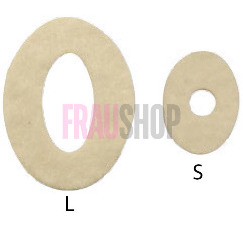 Кольцо овальное фетровое на клеевой основе, толщина 2 мм, Fresco (Испания) L