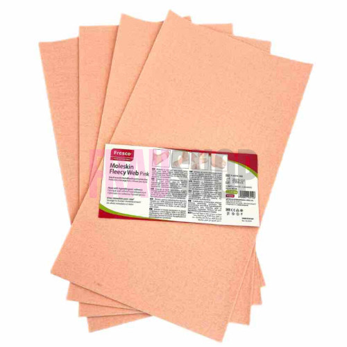 Аркуш Fleecy Web 22,5 смХ40 смХ2.6 мм з напівеластичного велюру (рожевий) на клей. основі, Fresco (Іспанія)