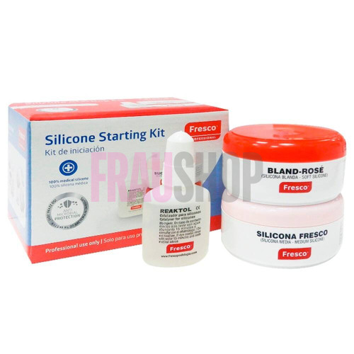 Стартовий набір силіконів (2 види по 100г + каталізатор) для виготовлення ортозів, Fresco (Іспанія)