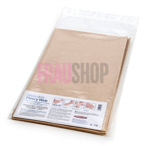 Лист Fleecy Web 22,5смХ40смХ2.6мм з полуеластічного велюру (бежевий) на клей. основі, Fresco (Іспанія)