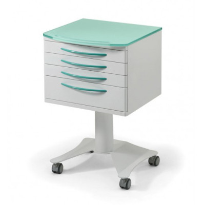 Мобільна тумбочка з чотирма шухлядами та стільницею (Італія)