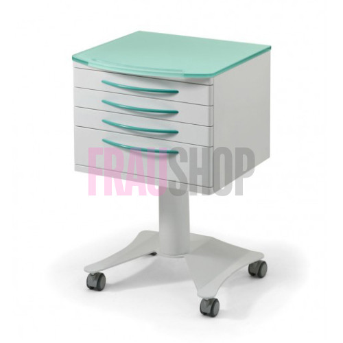 Мобільна тумбочка з чотирма шухлядами та стільницею (Італія)