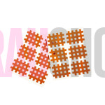 Крос тейп середній type B, 3*4 см в уп. 120 шт., бежевий Atex