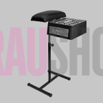 Витяжка для педикюру з фільтром ÜLKA Premium чорна з чорною стійкою