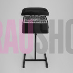 Витяжка для педикюру з фільтром ÜLKA Premium чорна з чорною стійкою