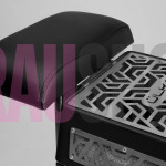 Витяжка для педикюру з фільтром ÜLKA Premium чорна з чорною стійкою