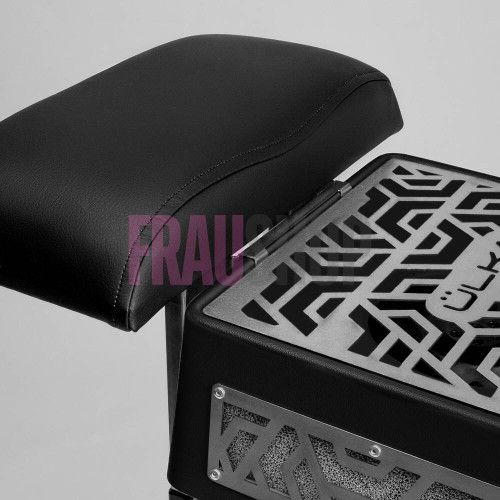 Витяжка для педикюру з фільтром ÜLKA Premium чорна з чорною стійкою