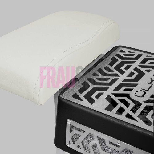 Витяжка для педикюру з фільтром ÜLKA Premium чорна з білою стійкою