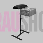 Витяжка для педикюру з фільтром ÜLKA Premium сіра з чорною стійкою