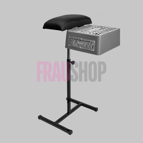 Витяжка для педикюру з фільтром ÜLKA Premium сіра з чорною стійкою