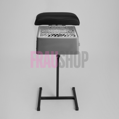 Витяжка для педикюру з фільтром ÜLKA Premium сіра з чорною стійкою