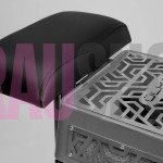 Витяжка для педикюру з фільтром ÜLKA Premium сіра з чорною стійкою