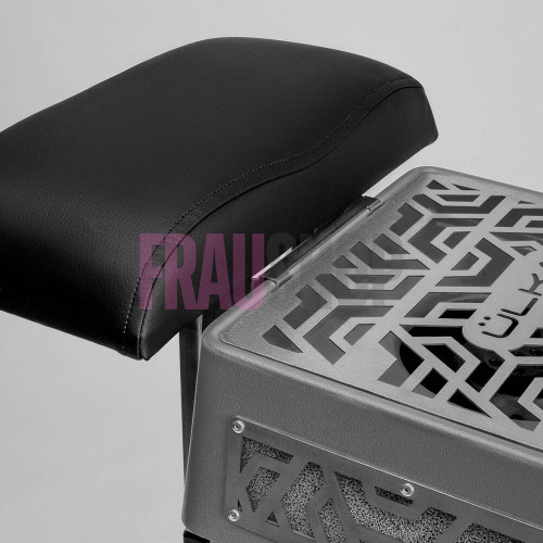 Витяжка для педикюру з фільтром ÜLKA Premium сіра з чорною стійкою