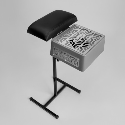 Витяжка для педикюру з фільтром ÜLKA Premium сіра з чорною стійкою