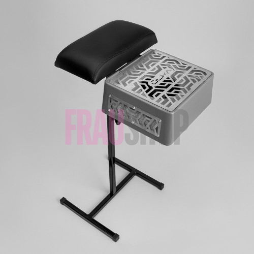 Витяжка для педикюру з фільтром ÜLKA Premium сіра з чорною стійкою