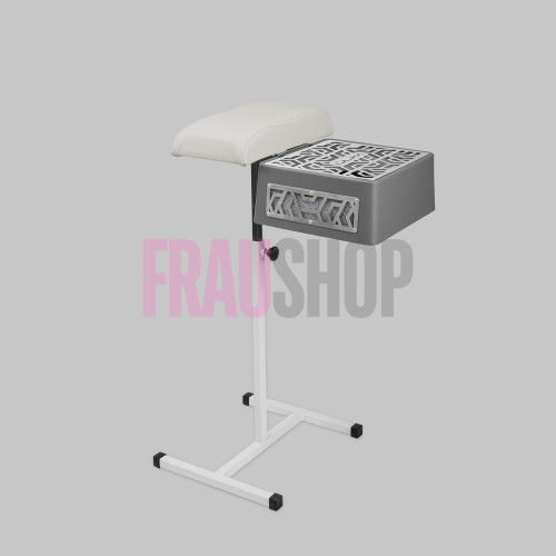 Витяжка для педикюру з фільтром ÜLKA Premium сіра з білою стійкою