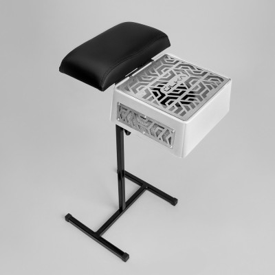 Витяжка для педикюру з фільтром ÜLKA Premium біла з чорною стійкою