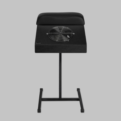 Витяжка для педикюру ÜLKA X2 (ÜLKA Basic) чорна з чорною стійкою, чорна подушка