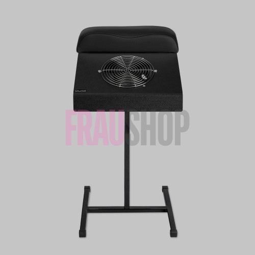 Витяжка для педикюру ÜLKA X2 (ÜLKA Basic) чорна з чорною стійкою, чорна подушка