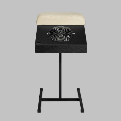 Витяжка для педикюру ÜLKA X2 (ÜLKA Basic) чорна з чорною стійкою, бежева подушка