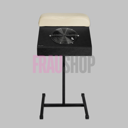 Витяжка для педикюру ÜLKA X2 (ÜLKA Basic) чорна з чорною стійкою, бежева подушка