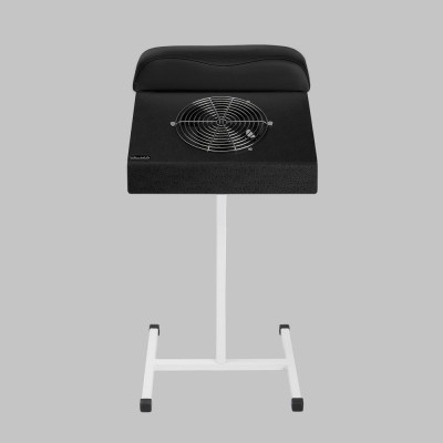 Витяжка для педикюру ÜLKA X2 (ÜLKA Basic) чорна з білою стійкою, чорна подушка