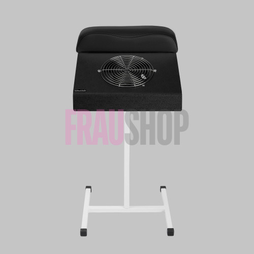 Витяжка для педикюру ÜLKA X2 (ÜLKA Basic) чорна з білою стійкою, чорна подушка