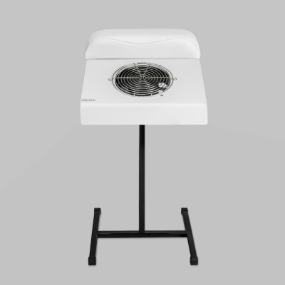 Витяжка для педикюру ÜLKA X2 (ÜLKA Basic) біла з чорною стійкою, біла подушка