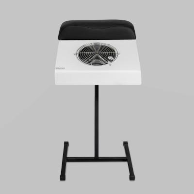 Витяжка для педикюру ÜLKA X2 (ÜLKA Basic) біла з чорною стійкою, чорна подушка