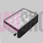 Витяжка для манікюра та педикюру ÜLKA Bee Чорна настільна з фільтром