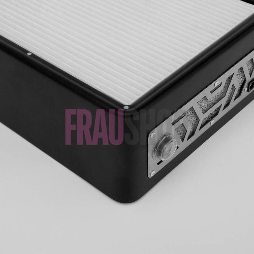 Витяжка для манікюра та педикюру ÜLKA Premium X2F Чорна настільна з фільтром