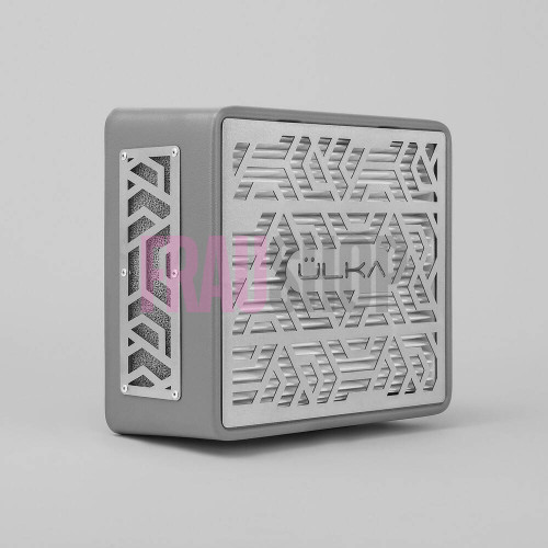 Витяжка для манікюра та педикюру ÜLKA Premium X2F Сіра настільна з фільтром