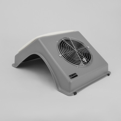 Витяжка для манікюра ÜLKA Soft настільна сіра з білою подушкою