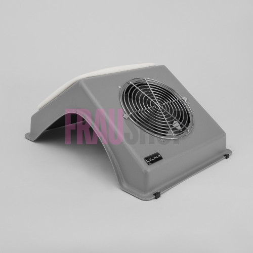 Витяжка для манікюра ÜLKA Soft настільна сіра з білою подушкою