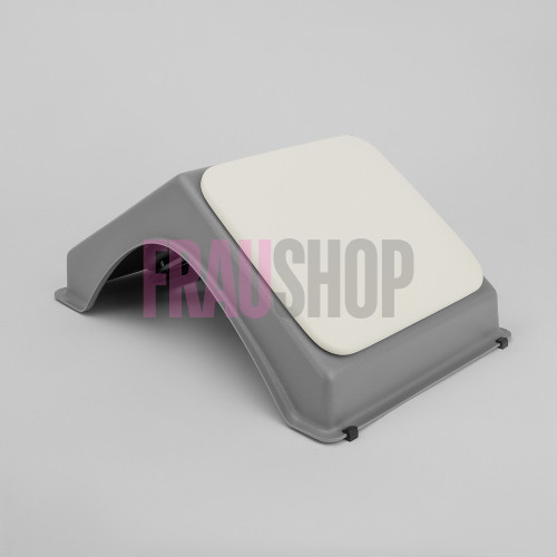 Витяжка для манікюра ÜLKA Soft настільна сіра з білою подушкою