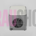 Витяжка для манікюра ÜLKA Soft настільна сіра з білою подушкою