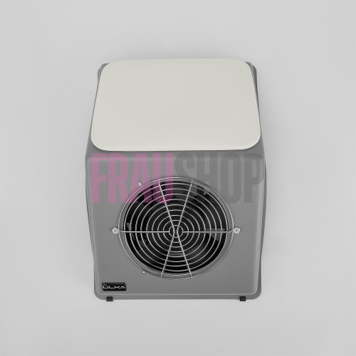 Витяжка для манікюра ÜLKA Soft настільна сіра з білою подушкою