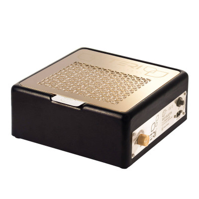 Настільна манікюрна витяжка Teri 800 M чорна (решітка золото)