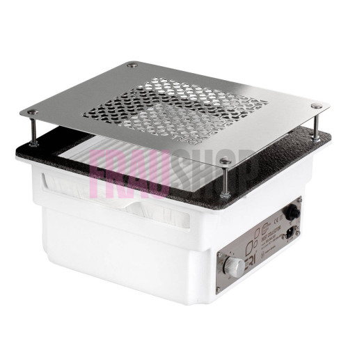 Вбудовувана манікюрна витяжка Teri 800 лівостороння біла (решітка металік)