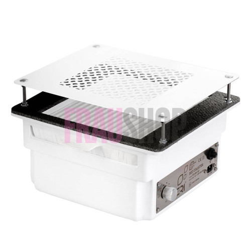 Вбудовувана манікюрна витяжка Teri 800 лівостороння біла (решітка біла)