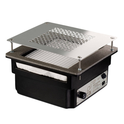 Вбудовувана манікюрна витяжка Teri 800 чорна (решітка металік)