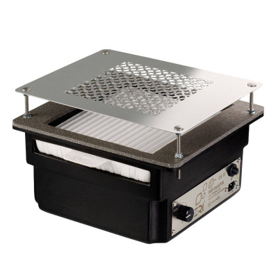 Вбудовувана манікюрна витяжка Teri Turbo чорна (решітка металік)