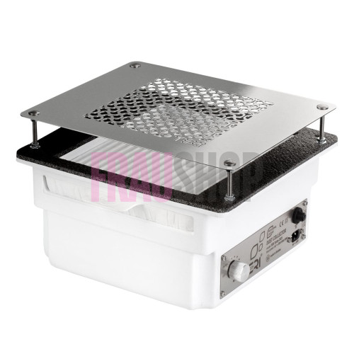 Вбудовувана манікюрна витяжка Teri Turbo біла (решітка металік)